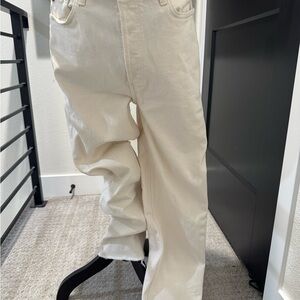 Re/Done Off-White Denim Jeans